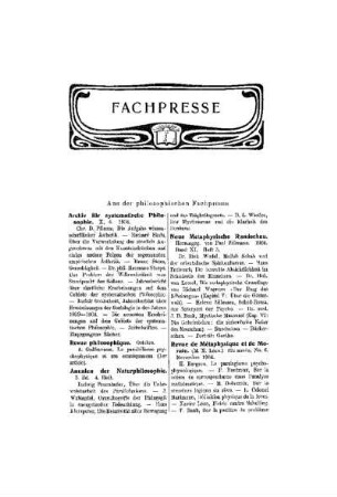 Fachpresse
