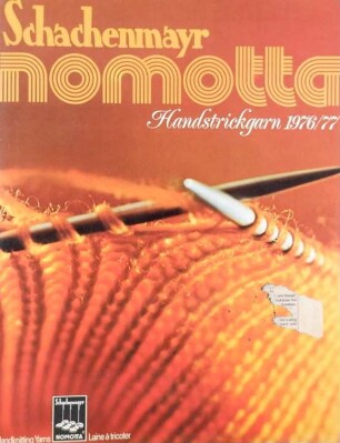 Stoffproben: Handstrickgarn 1976/77 (Schachenmay)