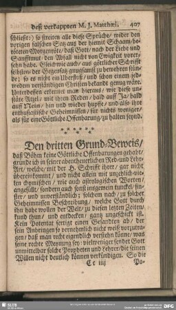 Den dritten Grund-Beweis ...