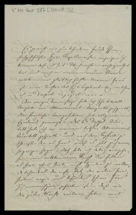 Brief von Ferdinand David an Louis Spohr
