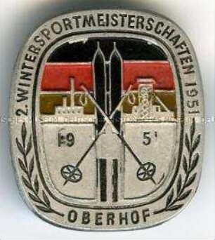 DS (Deutscher Sportausschuss), 2. Deutsche Wintersportmeisterschaften in Oberhof