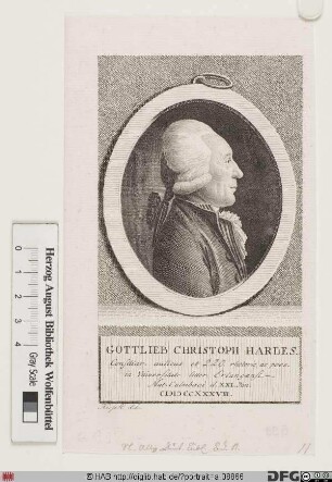 Bildnis Gottlieb Christoph Harless