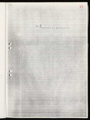 Abt. II K. Murhard als Schriftsteller