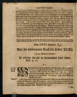 458-466, Das XXXII. Capitel
