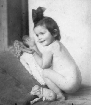 Albumseite : Album mit Fotoserie eines kleinen Mädchens