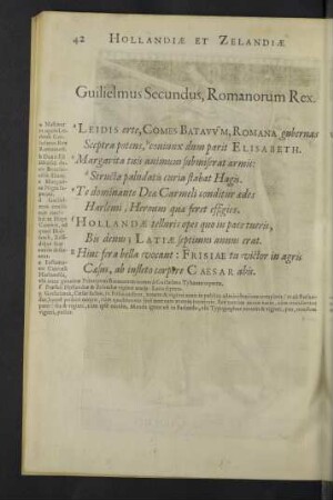 Guilielmus Secundus, Romanorum Rex.
