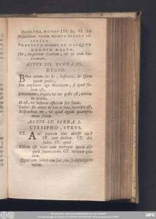 Actus IV. Scena I.