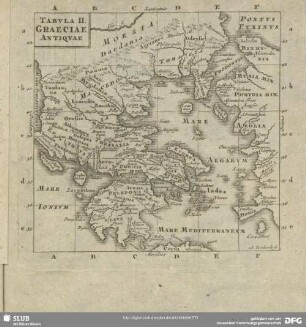Tabula II. Graeciae Antiquae