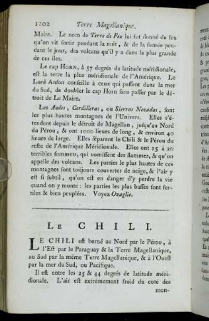 Le Chili.