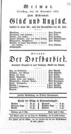 Glück und Unglück
