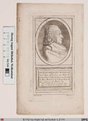Bildnis Jacob (Benignus) Winsløw