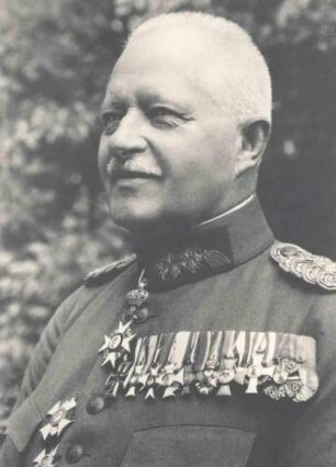 Eugen Glück, Oberst und Kommandeur des Regiments 1914, Brustbild