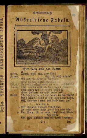 Auserlesene Fabeln.