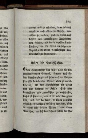Ueber die Kundschafter