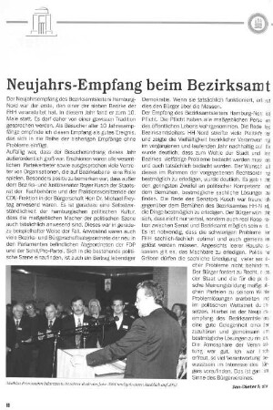 Neujahrs-Empfang beim Bezirksamt