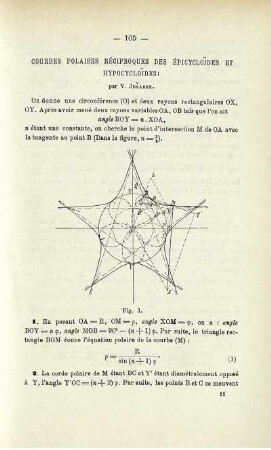 COURBES POLAIRE RÉCIPROQUES DES ÉPICYCLODIDES ET HYPOCYCLOIDES.