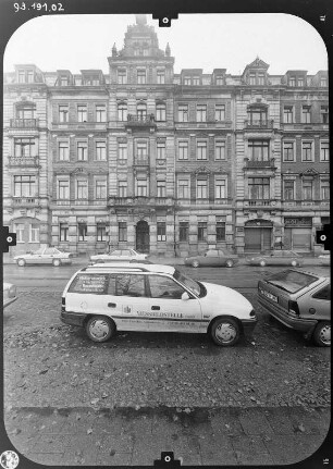 Dresden-Neustadt, Bischofsweg 30. Wohnhaus (um 1895). Straßenfront