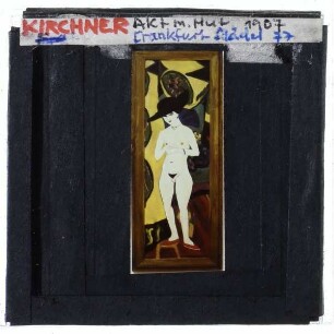 Kirchner, Stehender Akt mit Hut