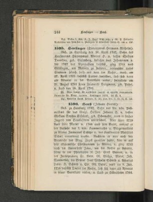 1595. Heufinger (Hieronymus Hermann Wilhelm).