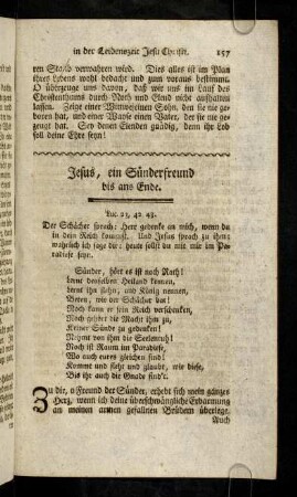 157-161, Jesus, ein Suenderfreund bis ans Ende
