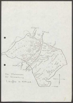 Flurnamensammlung Lauffen ob Rottweil, OA Rottweil