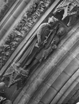 Rosenarchivolte — nördliche Archivolte, 4. Zone: Salomos Urteil