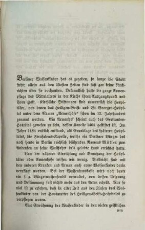 Waisenpflege und Waisenkinder in Berlin