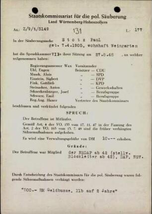 Stotz, Paul