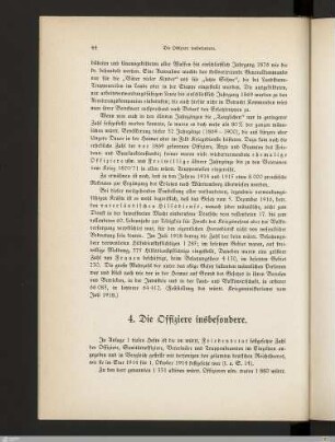 4. Die Offiziere insbesondere