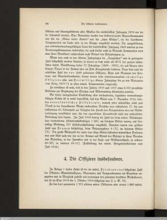 4. Die Offiziere insbesondere