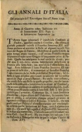 Annali D'Italia Dal Principio Dell'Era Volgare Sino All'Anno MDCCXLIX, 16