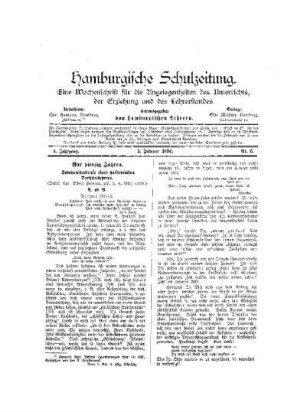 Vor vierzig Jahren : Schulmeisterbriefe eines holsteinischen Dorfschullehrers ; dritter Brief