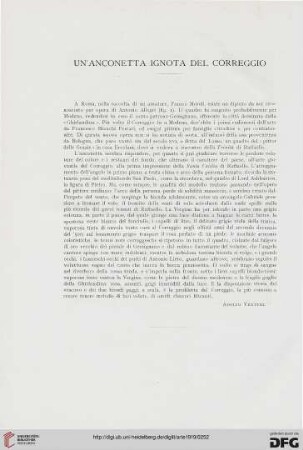 22: Un' anconetta ignota del Correggio