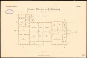 Beamtenwohnhaus, Groß Plehnendorf: Grundriss Erdgeschoss 1:100