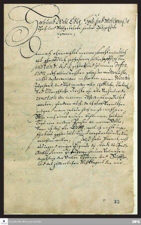 Brief von August Hermann Francke an den Rat in Erfurt.