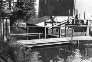 Lindenau. Mühle am Schloßteich