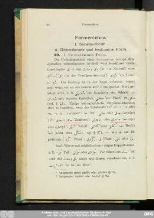 Formenlehre.