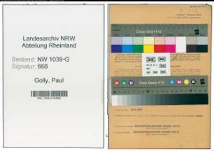 Entnazifizierung Paul Golly , geb. 19.06.1891 (Beamter)