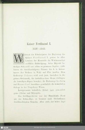 Kaiser Ferdinand I. : 1835-1848