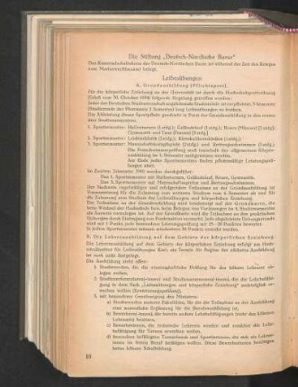 Die Stiftung "Deutsch-Nordische Burse"
