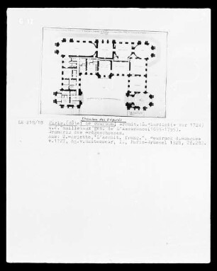 Paris, Chambre des Députés, Grundriss des Erdgeschosses