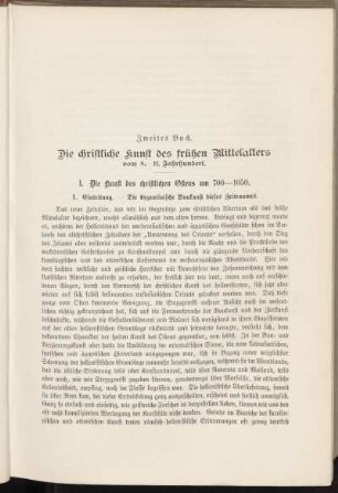 1. Einleitung. - Die byzantinische Baukunst dieses Zeitraumes.