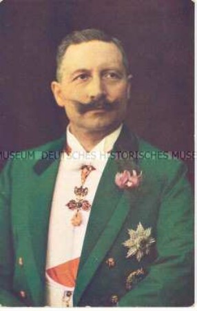 Wilhelm II. im grünen Frack