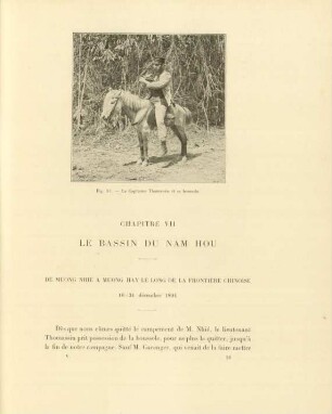Chapitre VII. Le Bassin du Nam Hou. De Muong Nhié ..., 10 - 31 décembre 1894