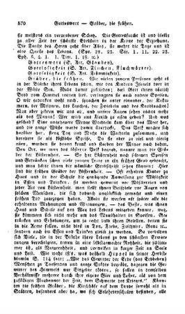 Gotteswort, (s. Art. Glauben)