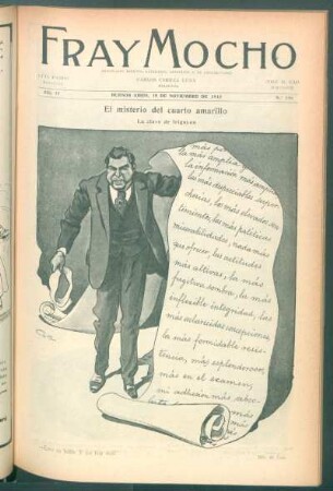 El misterio del cuarto amarillo : La clave de Irigoyen