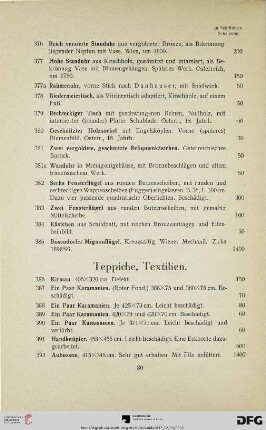 Teppiche,Textilien (Nr. 386-405a)