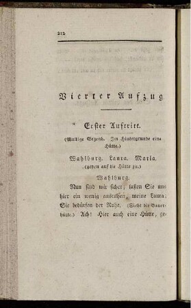 Erster Auftritt. - Vierzehnter Auftritt.