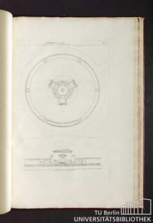 Pl. 5. Chapelle consacrée a la trinité prix proposé par l'academie et remporté par Mr Sobre.