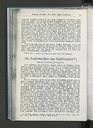 Die Landestrachten von Nordfriesland